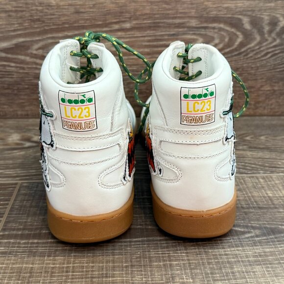 Diadora LC23 Peanuts Hi Top Sneakers – Size 9 - Picture 5 of 16